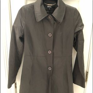 DKNY Satin Trench Coat